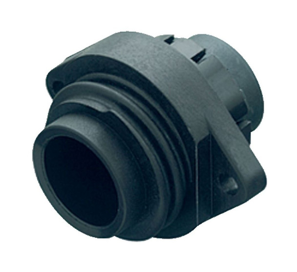 Binder 09-0203-00-07 RD24 Male panel mount connector, Contacts: 6+PE, unshielded, crimping (Crimp contacts must be ordered separately), IP67 | American Cable Assemblies