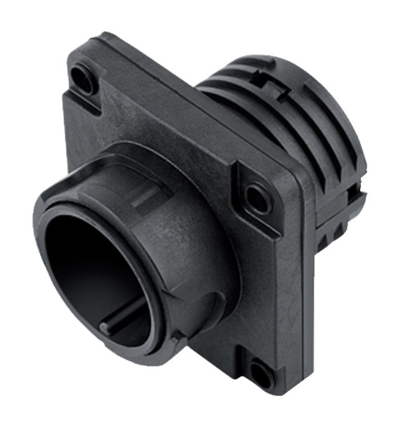 Binder 09-6503-000-08 Bayonet HEC Male panel mount connector, Contacts: 4+3+PE, unshielded, crimping (Crimp contacts must be ordered separately), IP68/IP69K, UL, VDE | American Cable Assemblies