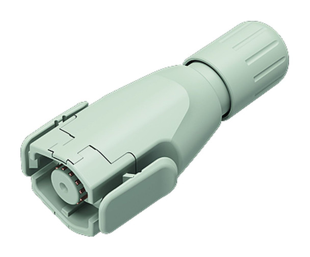 Binder 99-1721-000-12 ELC Male cable connector, Contacts: 12, 6.0-8.0 mm, unshielded, solder, IP54 | American Cable Assemblies