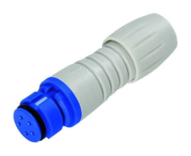 Binder 99-9206-460-03 Snap-In IP67 (subminiature) Female cable connector, Contacts: 3, 3.5-5.0 mm, unshielded, solder, IP67 | American Cable Assemblies