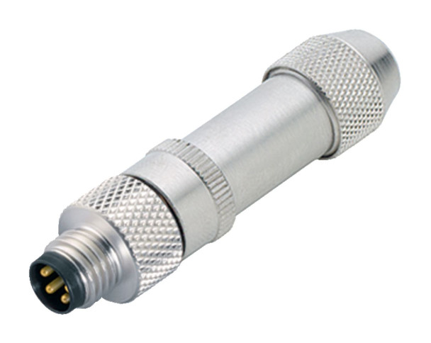 Binder 99-3363-25-04 M8 Male cable connector, Contacts: 4, 2.0-3.5 mm, shieldable, solder, IP67 | American Cable Assemblies