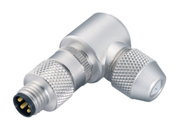 Binder 99-3365-00-03 M8 Male cable connector, Contacts: 3, 3.5-5.0 mm, shieldable, solder, IP67, UL | American Cable Assemblies