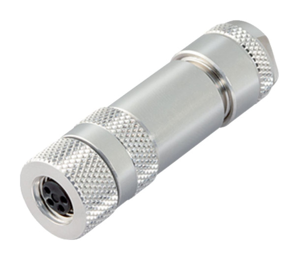 Binder 99-3362-100-04 M8 Female cable connector, Contacts: 4, 4.0-5.5 mm, shieldable, screw clamp, IP67, UL | American Cable Assemblies