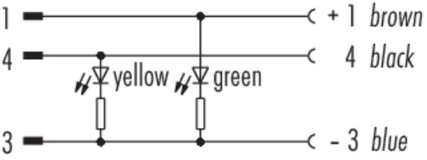 Binder 77-3606-0000-50003-1000 M8 Female cable connector, Contacts: 3, unshielded, moulded on the cable, IP67/IP69K, UL, PUR, black, 3 x 0.34 mm², 10 m