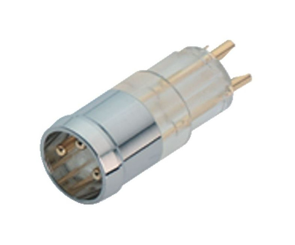 Binder 09-3411-00-03 M8 Male receptacle, Contacts: 3, unshielded, solder, IP65 | American Cable Assemblies