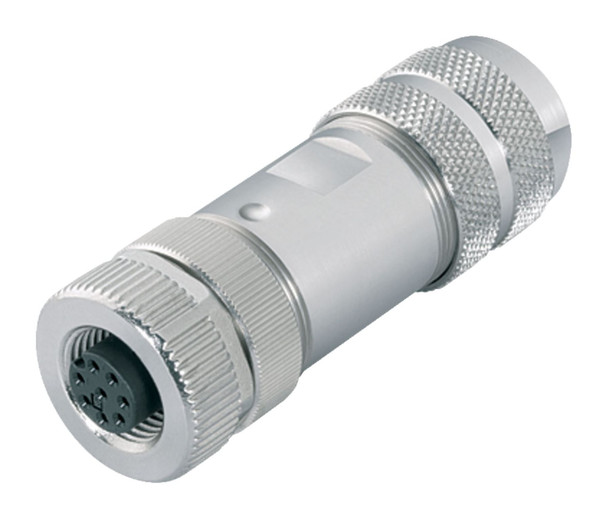 Binder 99-1486-914-08 M12-A Female cable connector, Contacts: 8, 8.0-10.0 mm, shieldable, screw clamp, IP67, UL | American Cable Assemblies