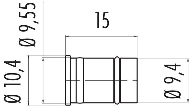 Binder 09-0381-274-08 M12-A Male receptacle, Contacts: 8, unshielded, solder, IP67