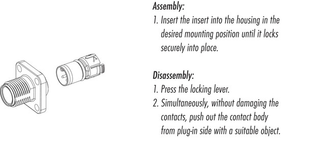 Binder 99-3483-200-08 M12-A Square male panel mount connector, Contacts: 8, unshielded, solder, IP69, IP68, IP67, UL, positionable, lockable, lockable