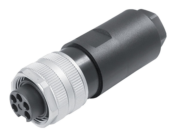 Binder 99-2440-21-03 7/8" Female cable connector, Contacts: 2+PE, 8.0-10.0 mm, unshielded, screw clamp, IP67, UL, VDE | American Cable Assemblies