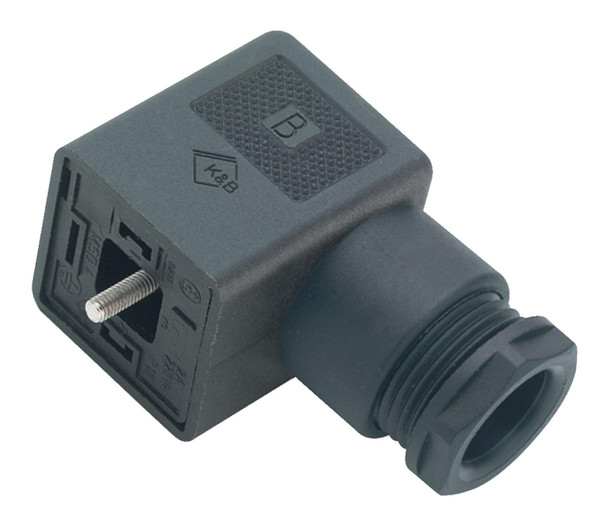 Binder 43-1726-112-03 Size A Female power connector, Contacts: 2+PE, 8.0-10.0 mm, unshielded, screw clamp, IP40 without seal, Circuit P40 | American Cable Assemblies