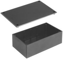 Bud Industries CU-1945-MB Utilibox Style J, UL 94-HB, Utility Box, ABS, 53.1 mm, 96 mm, 158 mm | American Cable Assemblies