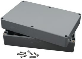 Bud Industries PN-1329-DG Junction Box, ABS, 222 mm, 146 mm, 75 mm, IP66 | American Cable Assemblies