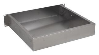 Bud Industries CH-14404 Chassis, Unfinished, 2U, Aluminum, Rack Mount, 88.9 mm, 432 mm, 406 mm | American Cable Assemblies