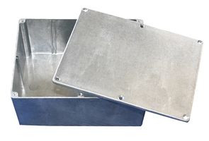 Bud Industries CN-5712 Small, Diecast Aluminum, 107.2 mm, 146 mm, 222 mm, IP65, IP66 | American Cable Assemblies