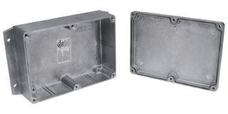 Bud Industries AN-2856-A Diecast, Small, Diecast Aluminum, 55.1 mm, 122.6 mm, 172.5 mm, IP67, IP68 | American Cable Assemblies