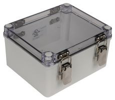 Bud Industries PTH-22490-C Hinged Cover, Multipurpose, Polycarbonate, Glass Fibre Reinforced, 95 mm, 140 mm | American Cable Assemblies