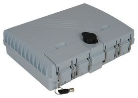 Bud Industries FBR-11609 Fibre Optic Termination Box, ABS, Polycarbonate, 292.1 mm, 218 mm, 83 mm, IP65 | American Cable Assemblies