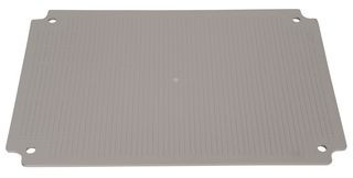 Bud Industries PTX-22428-P Inner Panel, ABS (Acrylonitrile Butadiene Styrene), Gray | American Cable Assemblies