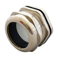 Bud Industries MPG-22348 PG48, 34 mm, 43.9 mm, Brass, Metallic - Nickel Finish | American Cable Assemblies