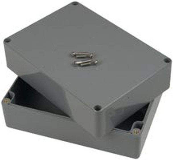 Bud Industries PN-1327-DG Junction Box, ABS, 170.9 mm, 121 mm, 80 mm, IP66 | American Cable Assemblies
