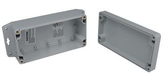 Bud Industries PN-1332-AMB Wall Mount, Polycarbonate, 55.12 mm, 160 mm, 80 mm, IP68 | American Cable Assemblies