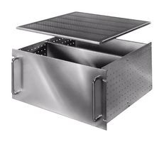 Bud Industries TBC-14254 Aluminum, Solid, Top/Bottom, 19 " X 24 " | American Cable Assemblies
