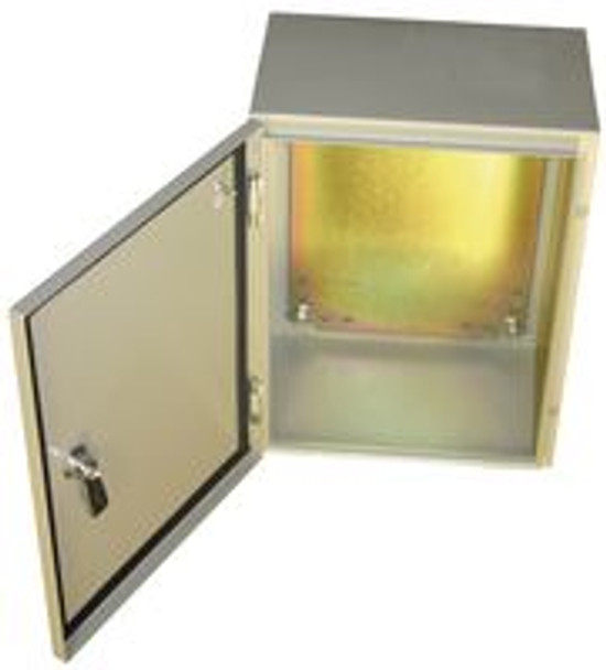 Bud Industries SNB-3734 SNB Series, NEMA 4X, Sheet Metal Box, Electrical / Industrial, Steel, 300 mm | American Cable Assemblies