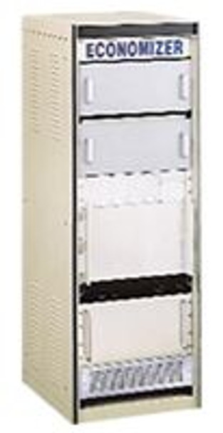 Bud Industries ER-16605-S EIA Universal Spacing, Vented, 19 Inch Equipment, Economizer Series, 40U, 75.3 " | American Cable Assemblies