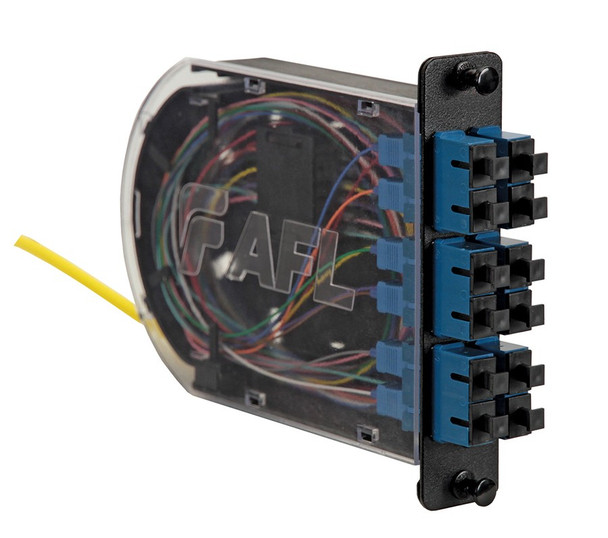AFL PM-L-12-USC-0-S-01 12 Fiber SC/UPC Singlemode Poli-MOD Patch and Splice Module | American Cable Assemblies