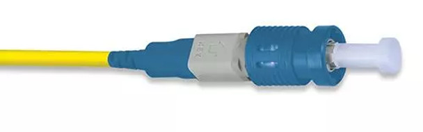 AFL FUSEConnect FUSE-ST3SMU-6 SM ST/UPC Connector, 3mm, Blue | American Cable Assemblies