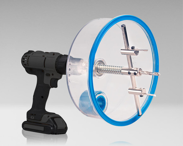 Jonard AHC-19 Adjustable Round Hole Cutter w/ Vacuum Port, 9" | American Cable Assemblies