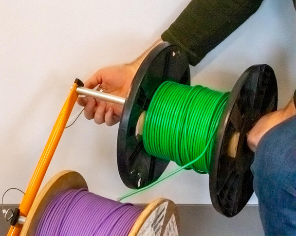 Jonard CC-5442 Double Decker Steel Cable Caddy, 21" Wide | American Cable Assemblies