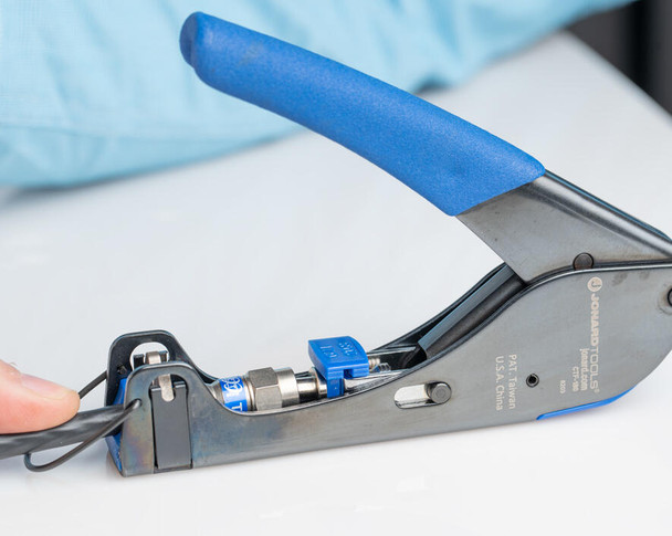 Jonard CTF-180 360° Compression Tool for Short and Long RG59 and RG6 Connectors | American Cable Assemblies