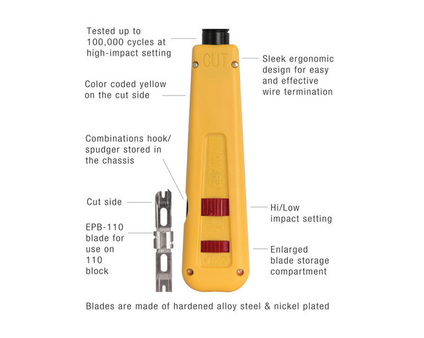 Jonard EPD-914110 Punchdown Tool With 110 Blade | American Cable Assemblies