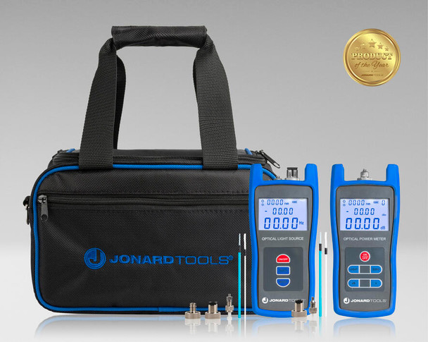 Jonard FPL-5050 Fiber Optic Power Meter & Optical Light Source Kit (-50 to +26 dBm, single-mode) | American Cable Assemblies