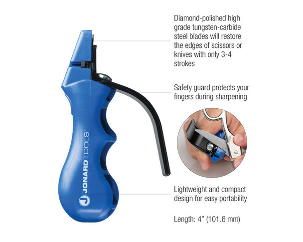 Jonard KSS-1 Knife And Scissor Sharpener | American Cable Assemblies