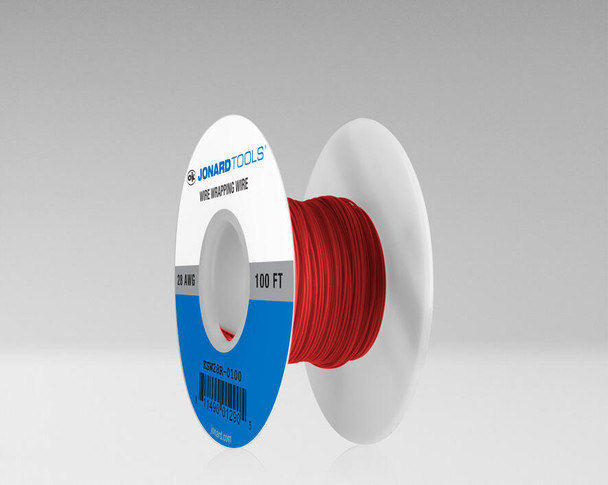 Jonard KSW28R-0100 Wire 28Awg Red 100 FT CSW | American Cable Assemblies