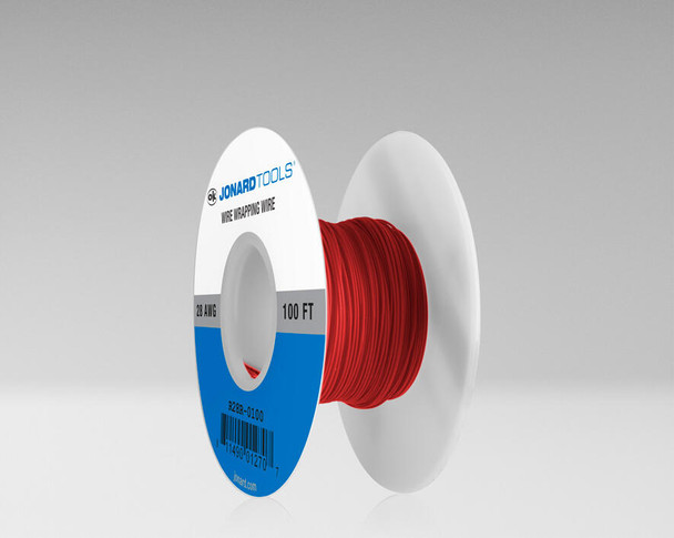 Jonard R28R-0100 Wire 28 Awg Red 100 Ft | American Cable Assemblies