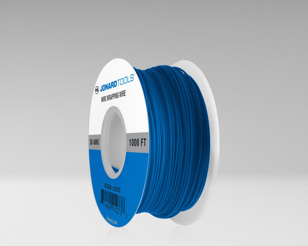 Jonard R30B-1000 Wire 30 Awg Blue 1000 Ft | American Cable Assemblies
