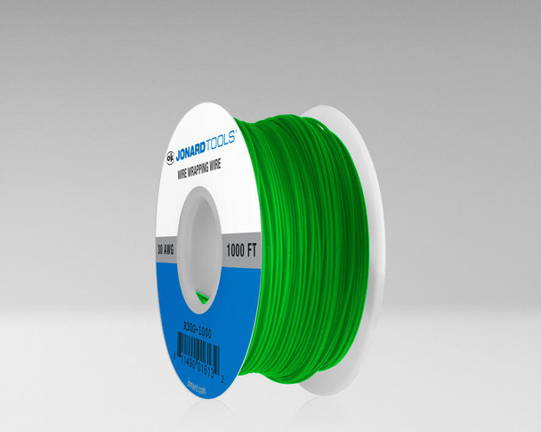 Jonard R30G-1000 Wire 30 Awg Green 1000 Ft | American Cable Assemblies