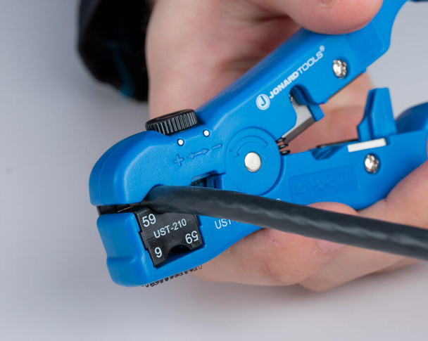 Jonard UST-596 Universal Cable Stripping Tool RG59/6 | American Cable Assemblies