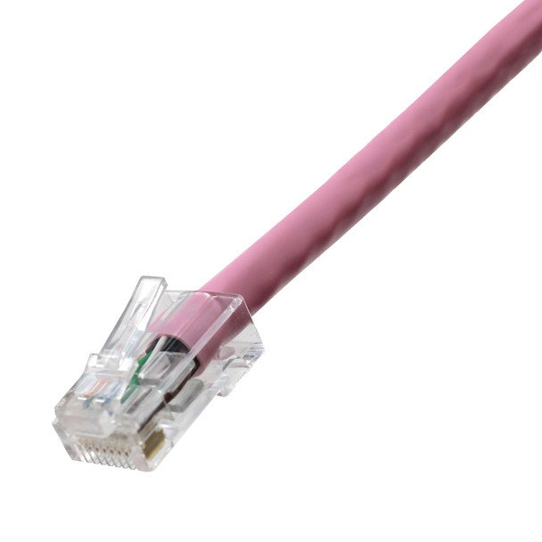 Shaxon SH-UL724-8XXPK CAT 6 Patch Cable, UTP Stranded, Non-Booted, Pink| American Cable Assemblies