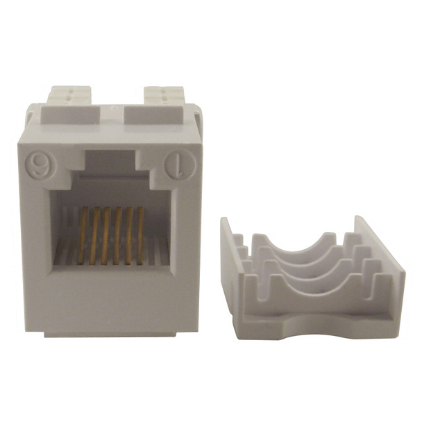 Shaxon SH-BM303W610-B Cat3 RJ12 Keystone Jack USOC| American Cable Assemblies