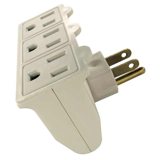 Shaxon SH-PYF-58-3S Wall Outlet Power Splitter With Swivel| American Cable Assemblies