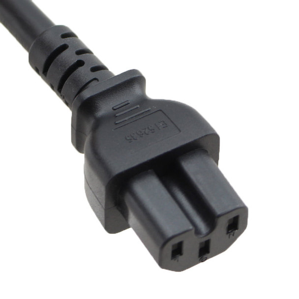 GLOBAL IEC C14 to C15 Cords: Multiple Colors + Lengths