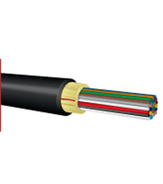 OCC, DX, Distribution Series, 4-Strand, 900um Tight Buffered, Indoor/Outdoor, Broadcast Rated, OS2, 9/125, Singlemode, Black Jacket, Low Water Peak Mining (Priced Per Foot) | American Cable Assemblies