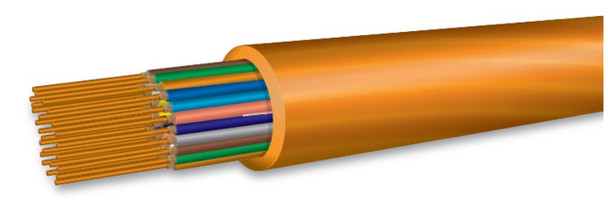OCC, BX, Breakout Series, 2-Strand, 2.5mm, Tight Buffered,  Indoor/Outdoor,OCC, BX, Breakout Series, 2-Strand, 2.5mm, Tight Buffered,  Indoor/Outdoor, OFNP Rated, OM2, 50/125, Multimode, Orange Jacket (Priced Per Foot) | American Cable Assemblies