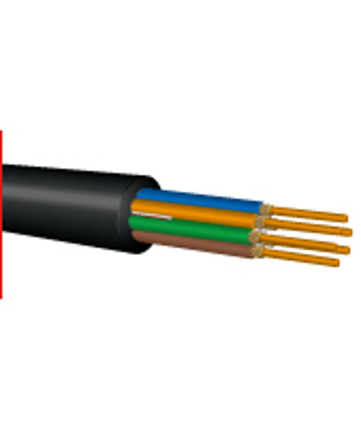 OCC, BX, Breakout Series, 12-Strand, 2.5mm, Tight Buffered,   Indoor/Outdoor, MSHA Rated, Singlemode, Black Jacket, 9/125 OS2, Low Water Peak Mining (Priced Per Foot) | American Cable Assemblies
