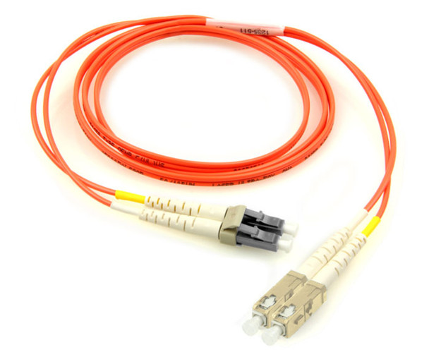OCC D6LCK-SC-002XX Keyed LC - Standard SC, 62.5/125 Multimode, Riser, 2 Meter {Qty. 50, $52.04/ea.}