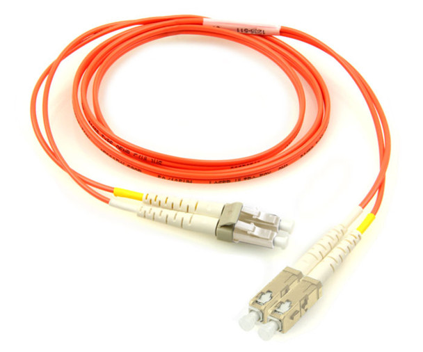 OCC D6PLCK-SC-020XX Keyed LC - Standard SC, 62.5/125 Multimode, Plenum, 20 Meter {Qty. 50, $81.35/ea.}